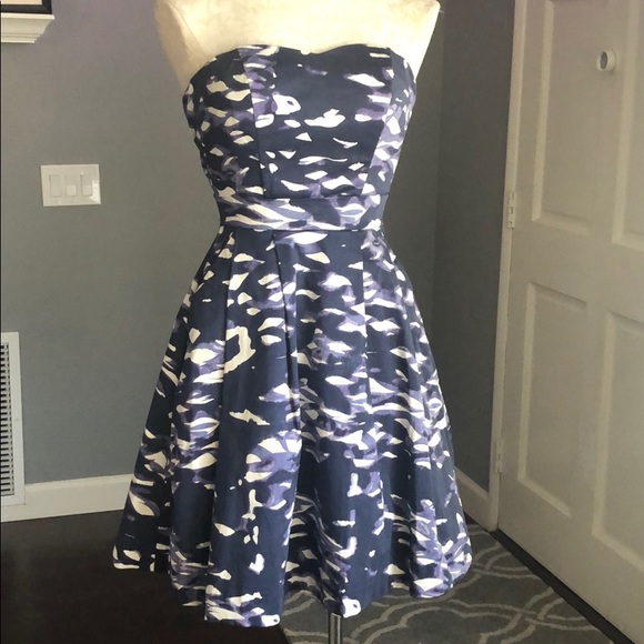 H&M Strapless Print Dress - Picture 2 of 7